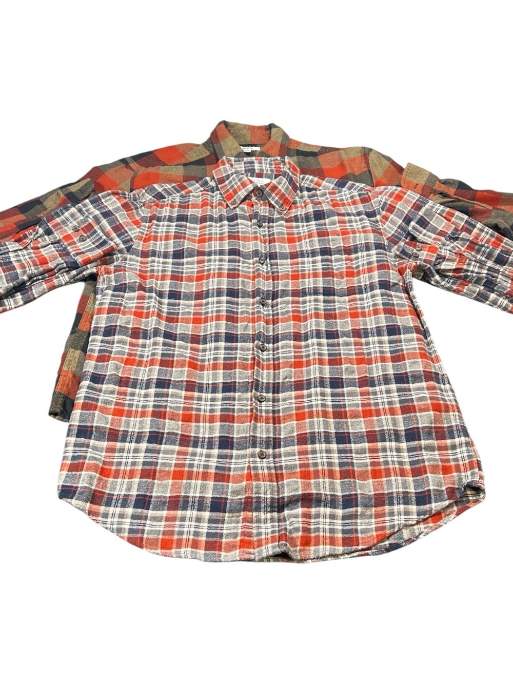 croft & barrow lot of (2) flannel shirts
